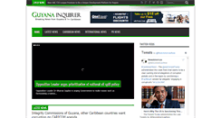 Desktop Screenshot of guyanainquirer.com