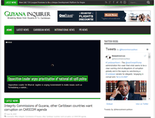 Tablet Screenshot of guyanainquirer.com
